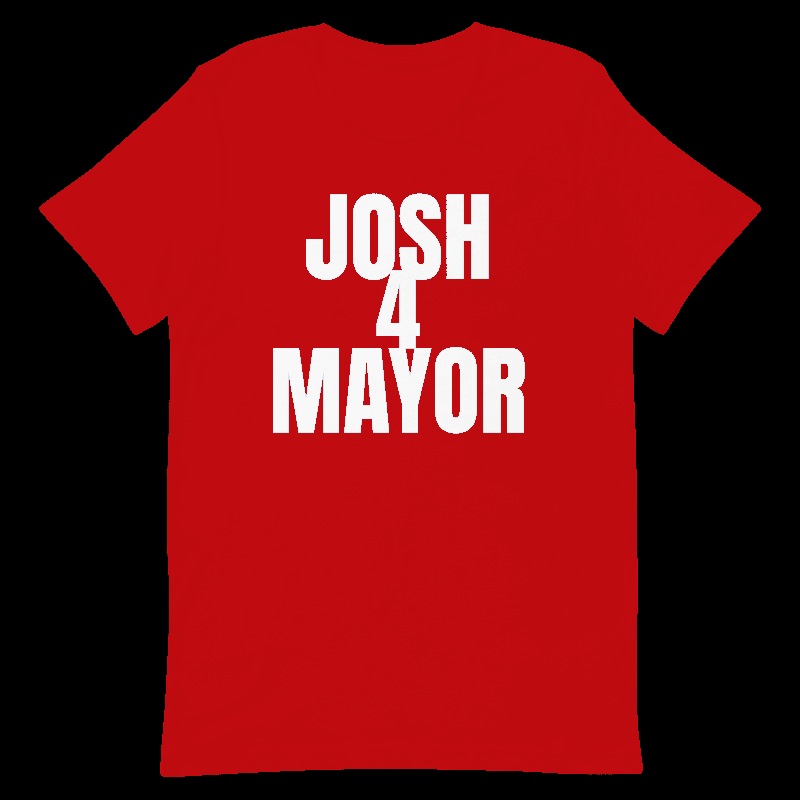 Red JOSH 4 MAYOR t-shirt