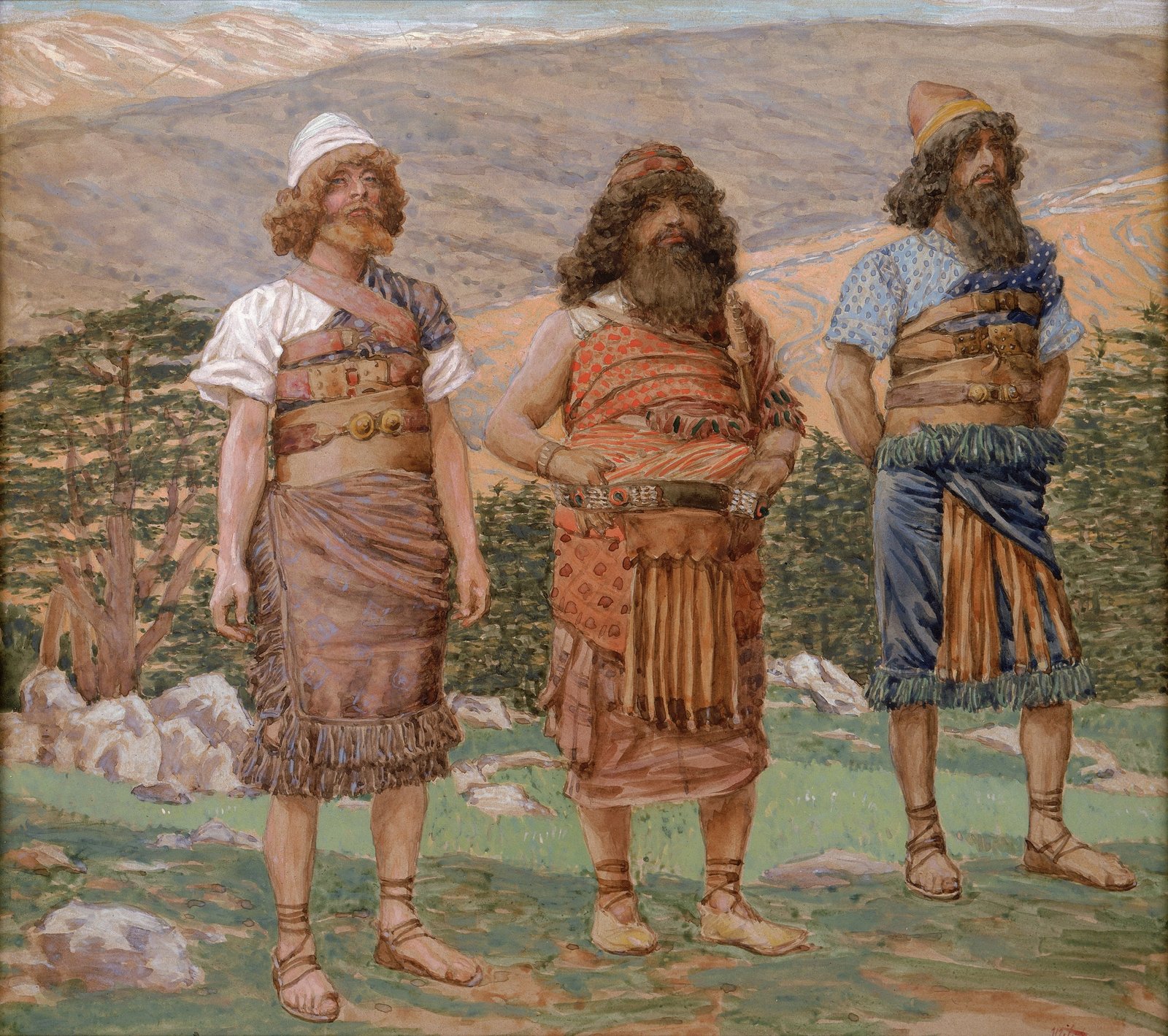 James Tissot, Shem, Ham and Japheth, the sons of Noah